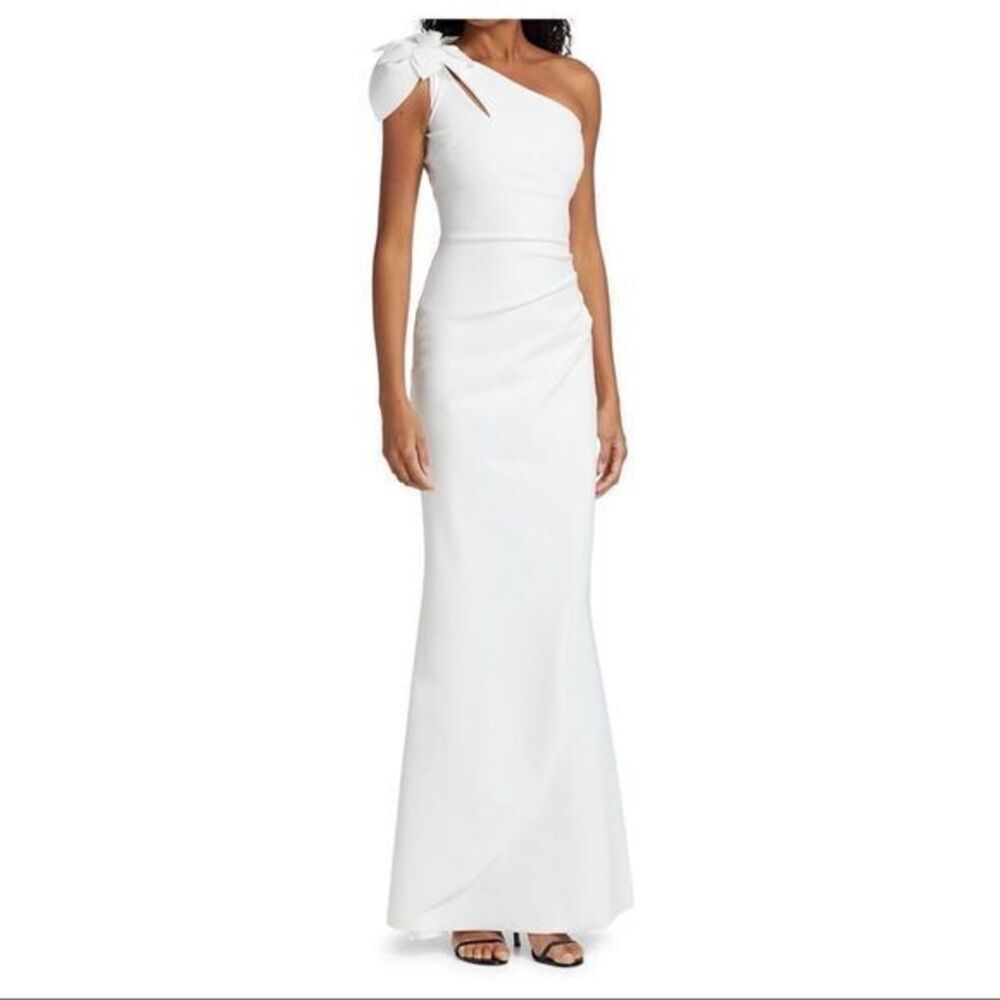 Chiara Boni La Petite Robe Gosia One-Shoulder Gown Size 4